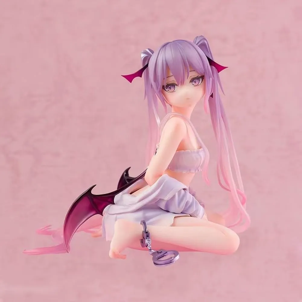 Eve Body Harness Action Figure Kneeling Pose Original Painting Girl Figure 14cm Handmade Cute Figurine Models Ornaments Desktop Collections