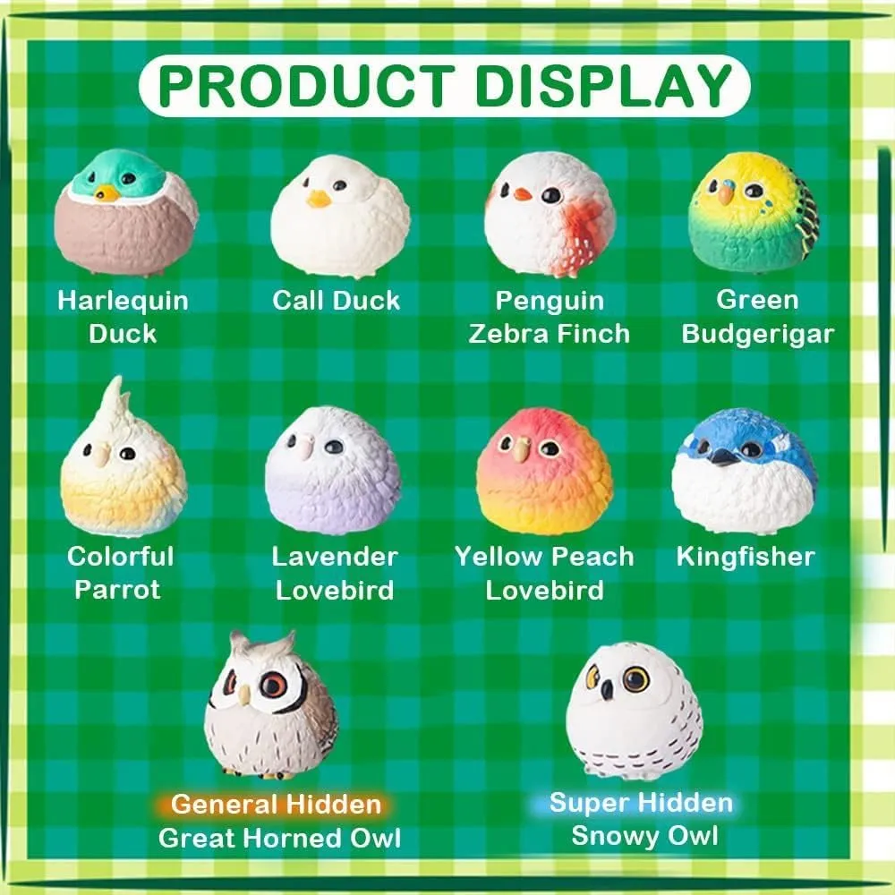 Fat Bird Fairy Tale Town Series 1PC Cute Blind Box Figures Collectible Toys Birthday Gift