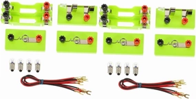 FAVOMOTO 2sets Experimental Circuit Experiment Equipment for Students Simple Physics Laboratory Teaching Aid Compact Portable Design for Home and School Science Projects