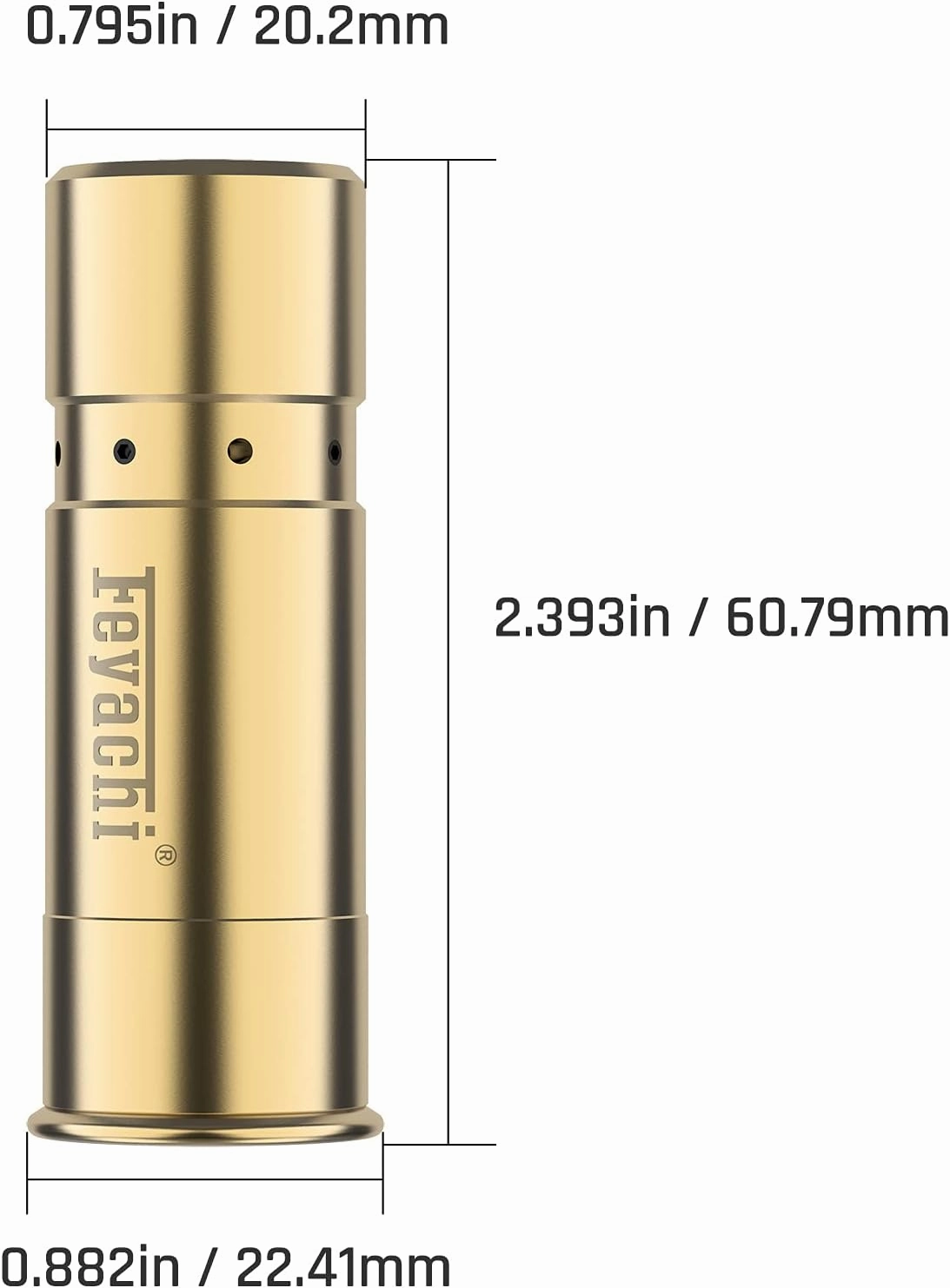 Feyachi Bore Sight 9mm/12 Gauge/223 5.56mm Red/Green Laser Zeroing Boresighter with 3 Sets of Batteries
