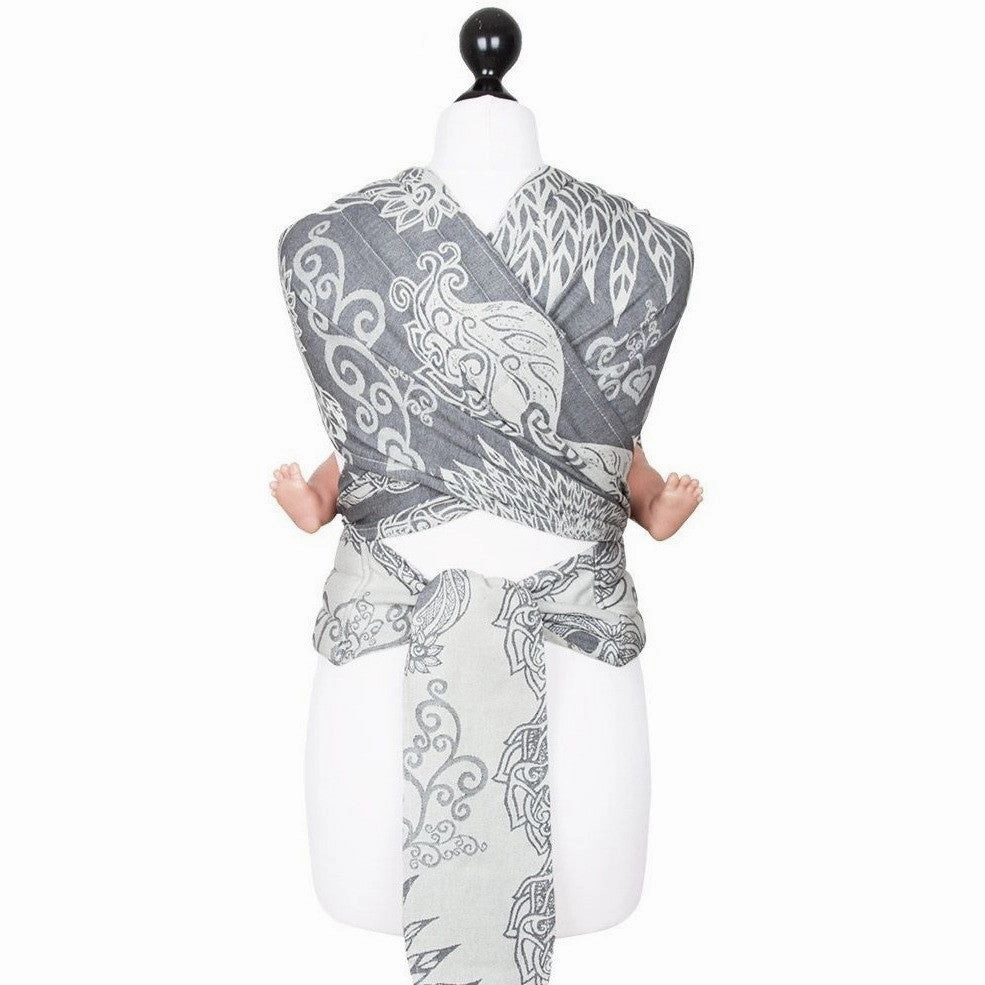 Fidella Fly Tai - MeiTai babycarrier Venetian Mask Grey (Baby Size - From Birth) Limited Edition