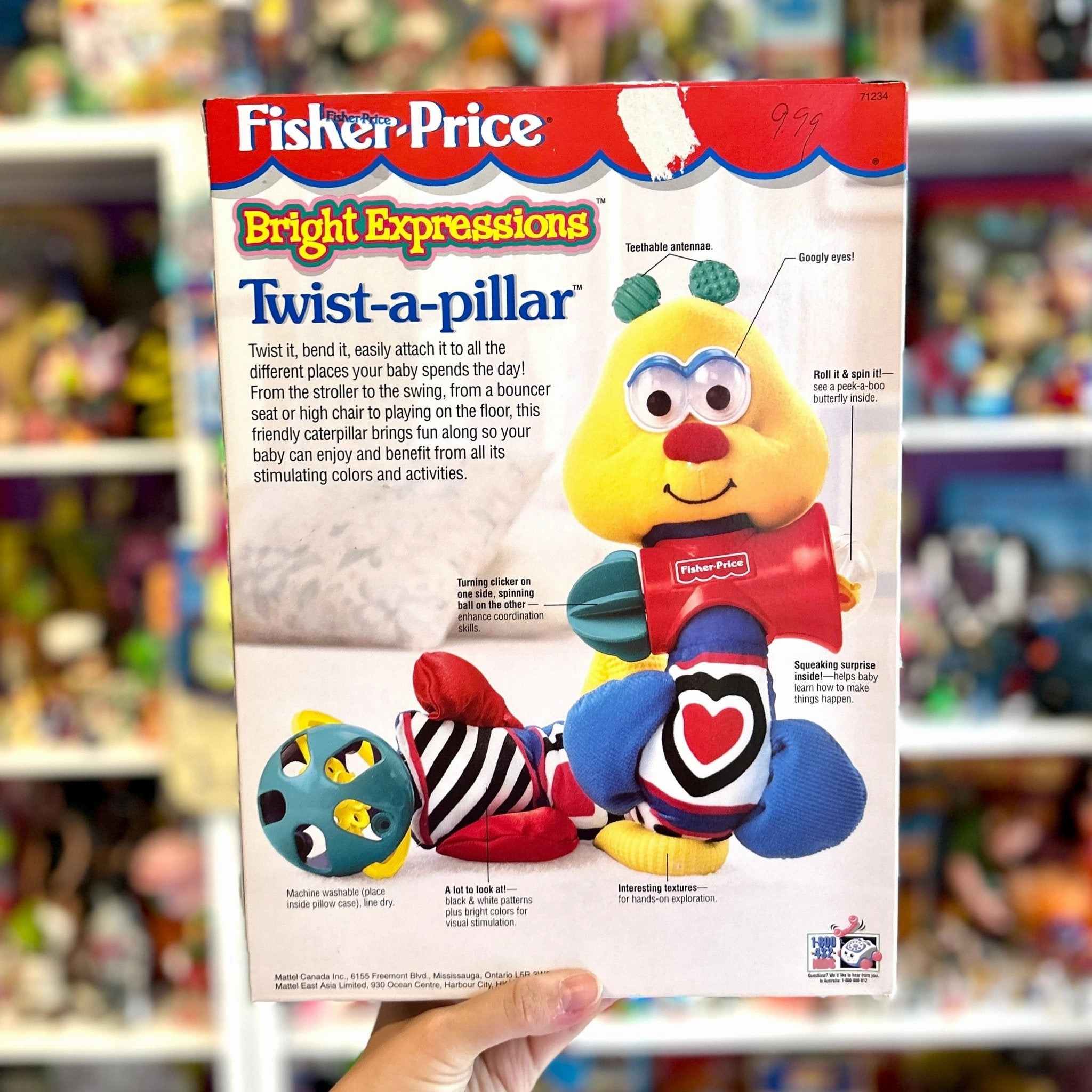 Fisher-Price: Bright Expressions - Twist-a-Pillar #71234 (90s)