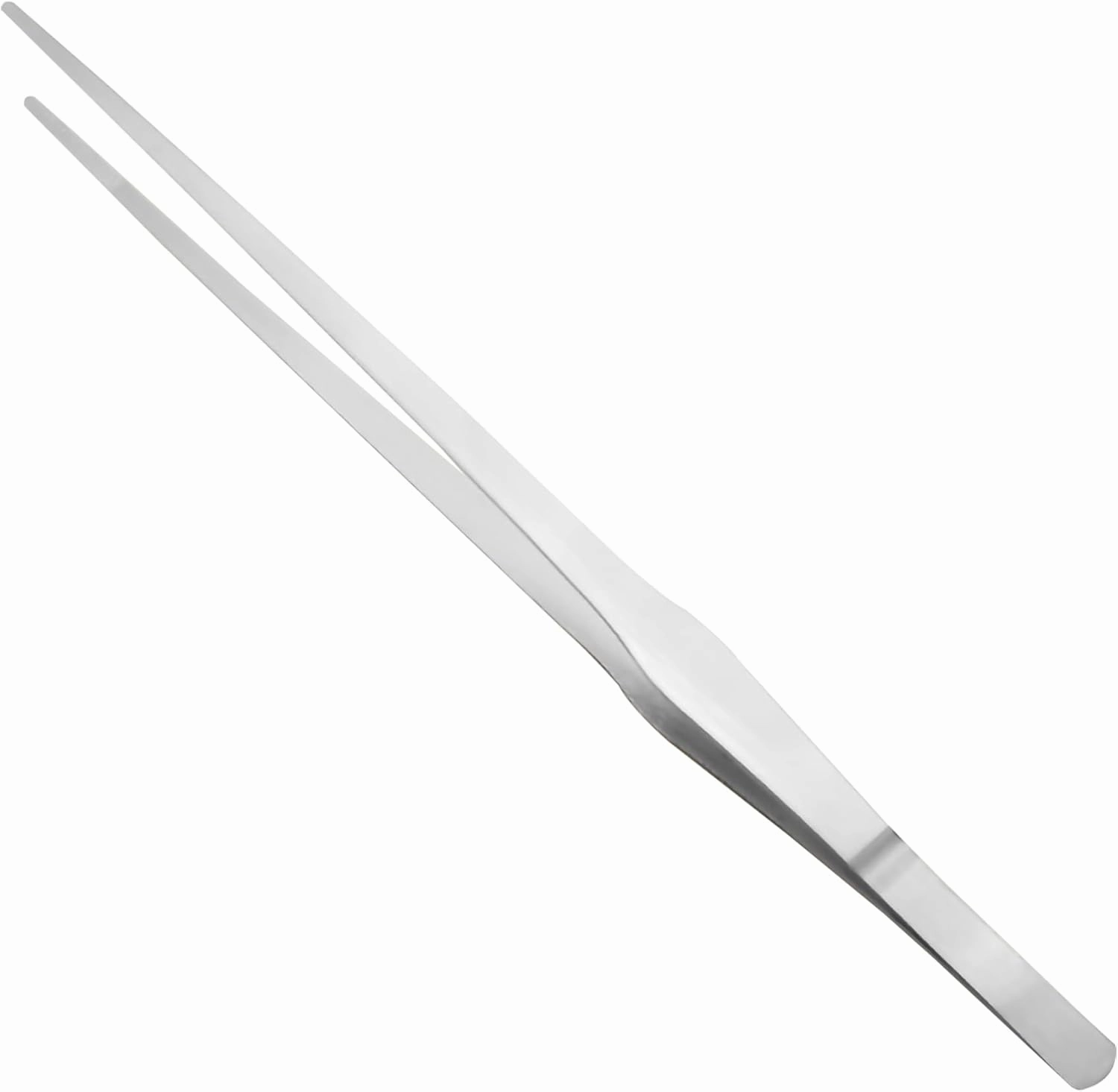FixtureDisplays® Aquarium Straight Tweezers 15" Long, Stainless Steel Fish Tank Aquascape Tools Long Tweezers for Aquatic Plants and Aquarium Tank Clean 22132-2D