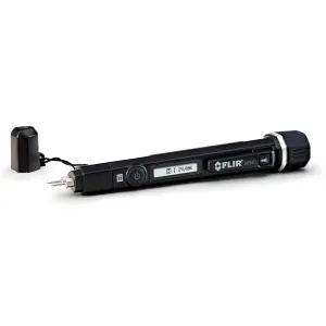 FLIR MR40 Moisture Pen   Flashlight, Pocket Portable, Rugged 2-Pin, Single-Scale Moisture Meter with an Integrated Flashlight for Wood and Common Building Materials