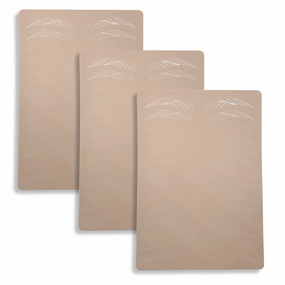 Fluffy Strokes Brow Practice Skin Double Sided - Set of 3