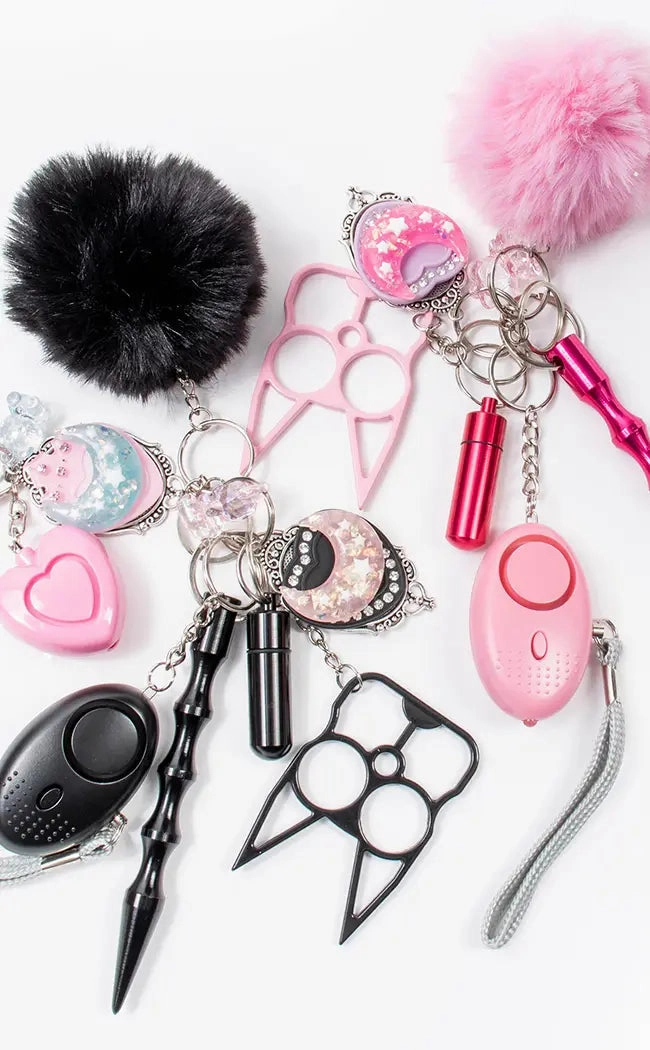 Fluffy Utility Keychain | Pink