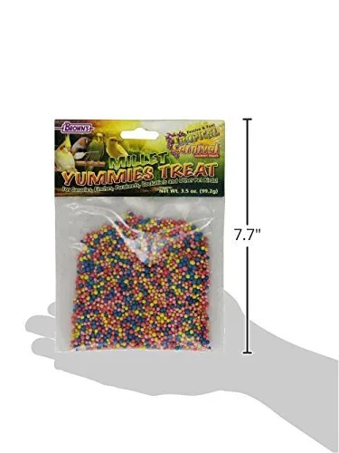 F.M. Brown's Tropical Carnival Millet Yummies Treat 3.5 oz