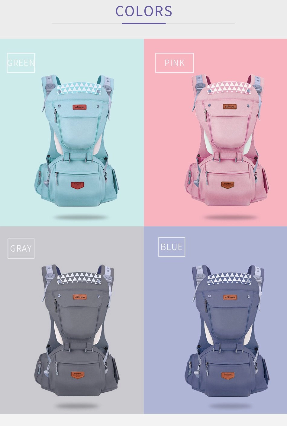 Four Position Ergonomic Baby Carrier on Discount