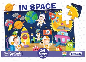 Frank in Space Floor Puzzle (24 Pieces) | Fun & Educational Toy for Kids 3  Year Old