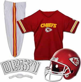 Franklin Sports NFL Youth Football Uniform Set for Boys & Girls - Includes Helmet, Jersey & Pants with Chinstrap   Numbers