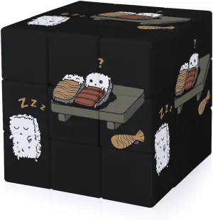Funny Sleepwalking Sushi Adults 3x3x3 Color-Matching Smooth Fully Printed Cube Gift