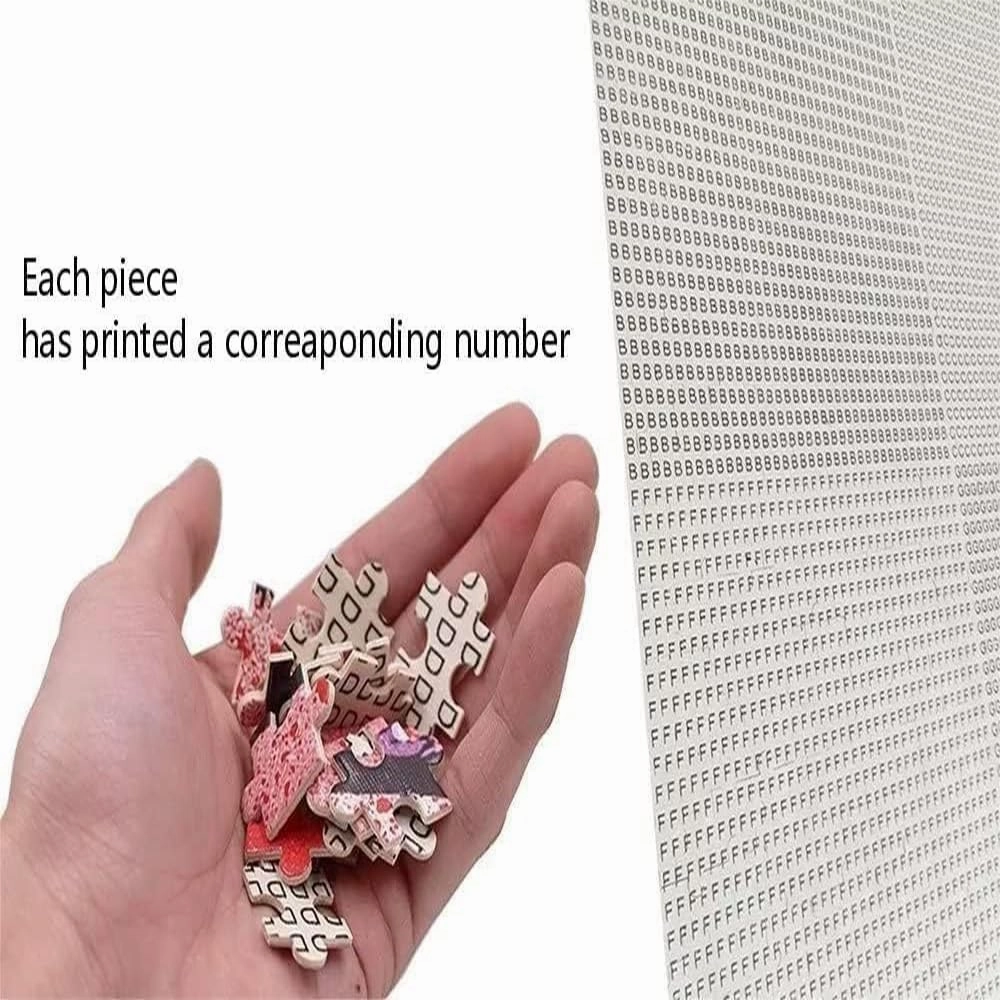 Funny Wooden Puzzle - 500 Piece Jigsaw Puzzle for Adults - Purple Fish Tail Girl Challenging Educational Game Fun Family Activities Mermaid Puzzle Floor Props Kid Gift Unzip Toy Wooden Puzzles