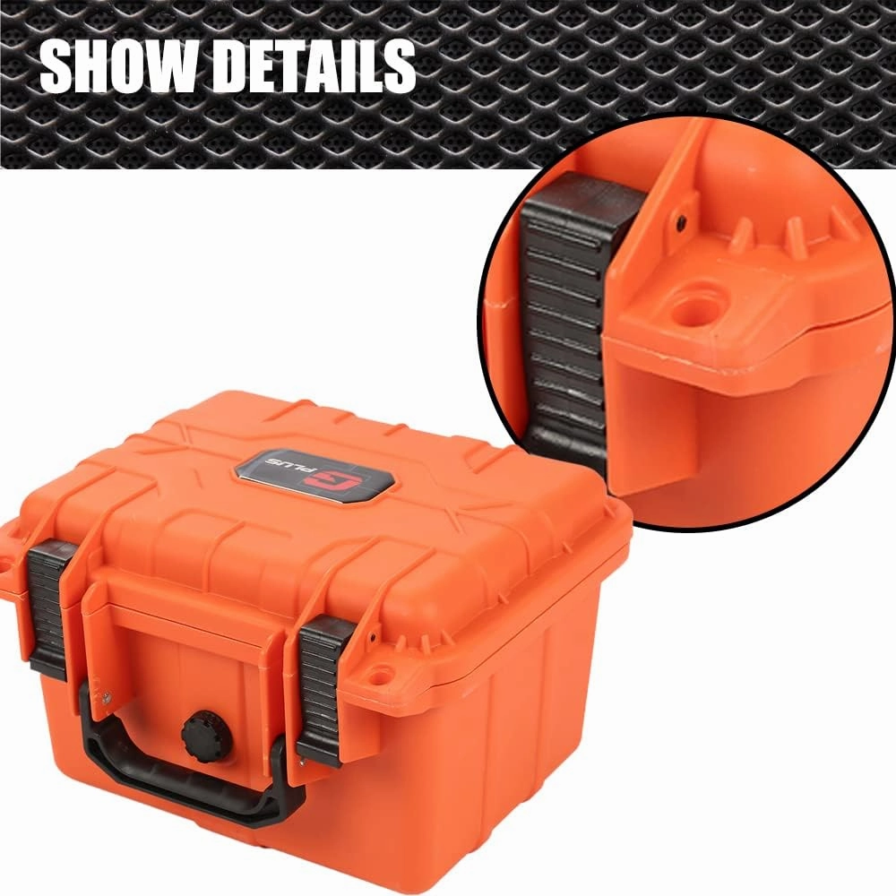 G-PLUS Graded Card Storage Box Compatible with BGS PSA SGC FGS Weatherproof Graded Sports Trading Cards(Small, Orange)