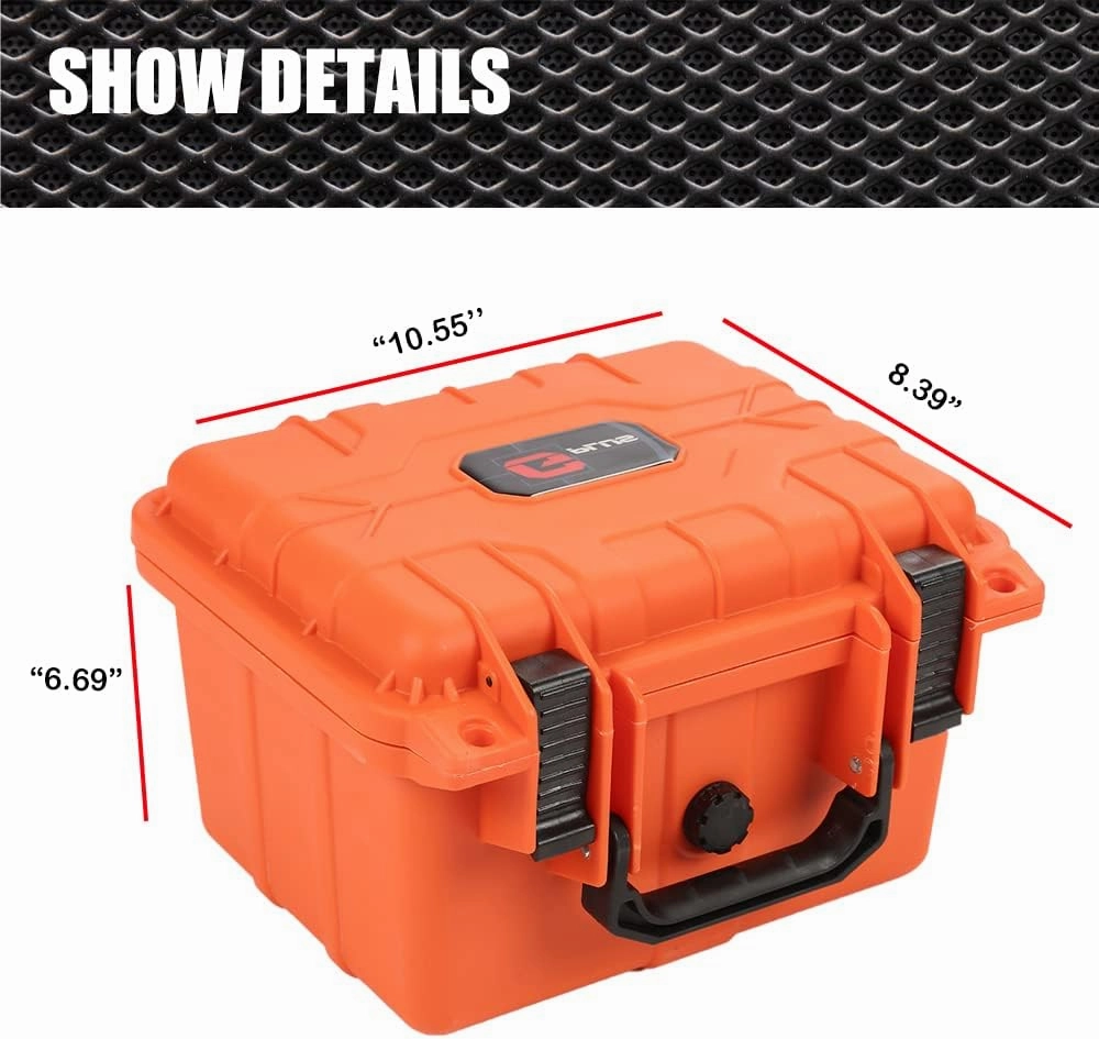 G-PLUS Graded Card Storage Box Compatible with BGS PSA SGC FGS Weatherproof Graded Sports Trading Cards(Small, Orange)