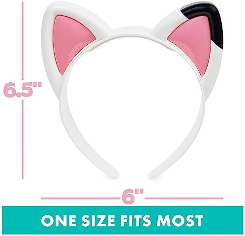 Gabby's Dollhouse, Magical Musical Cat Ears, Kids Costume with Lights, Music, Sounds & Phrases, Pretend Play Toys for Girls Ages 3 and up