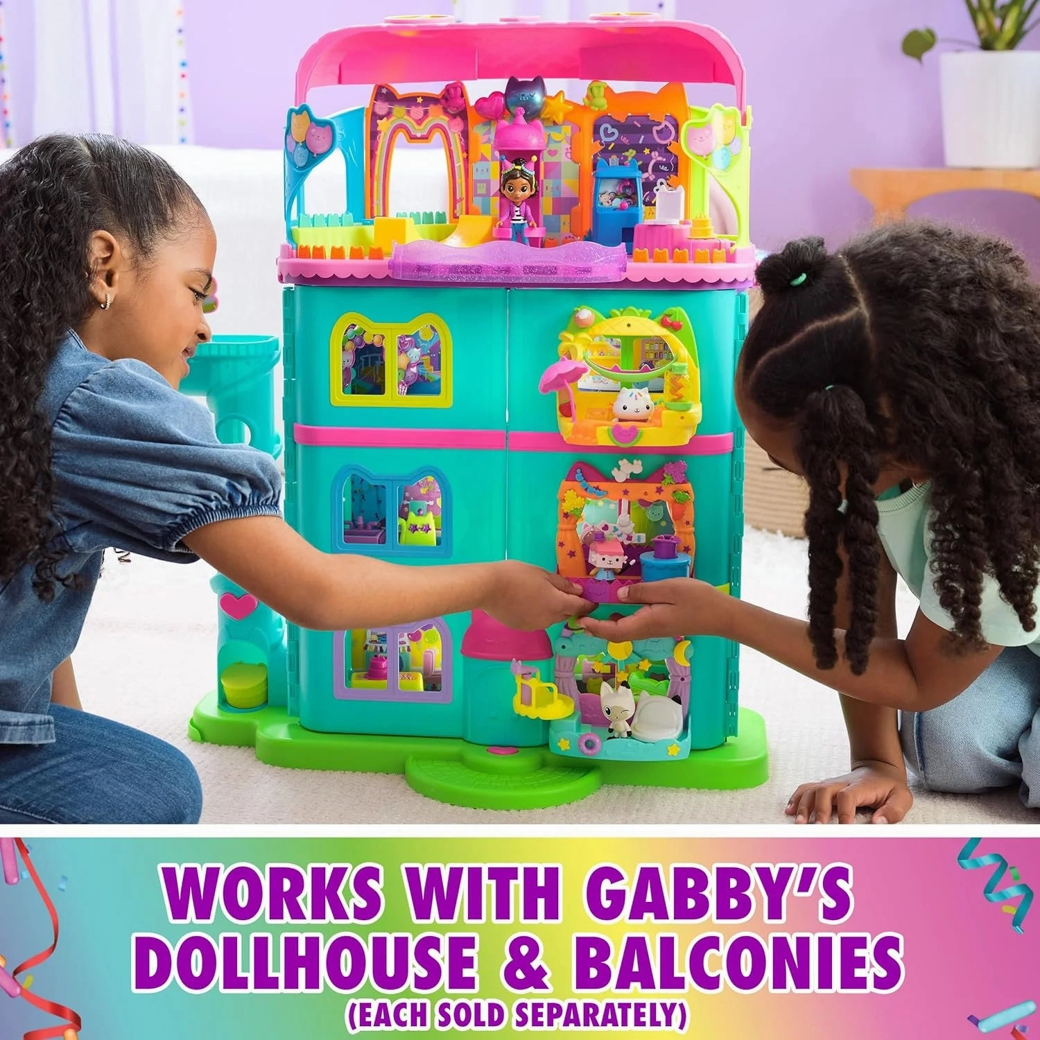 Gabby's Dollhouse Party Room Playset