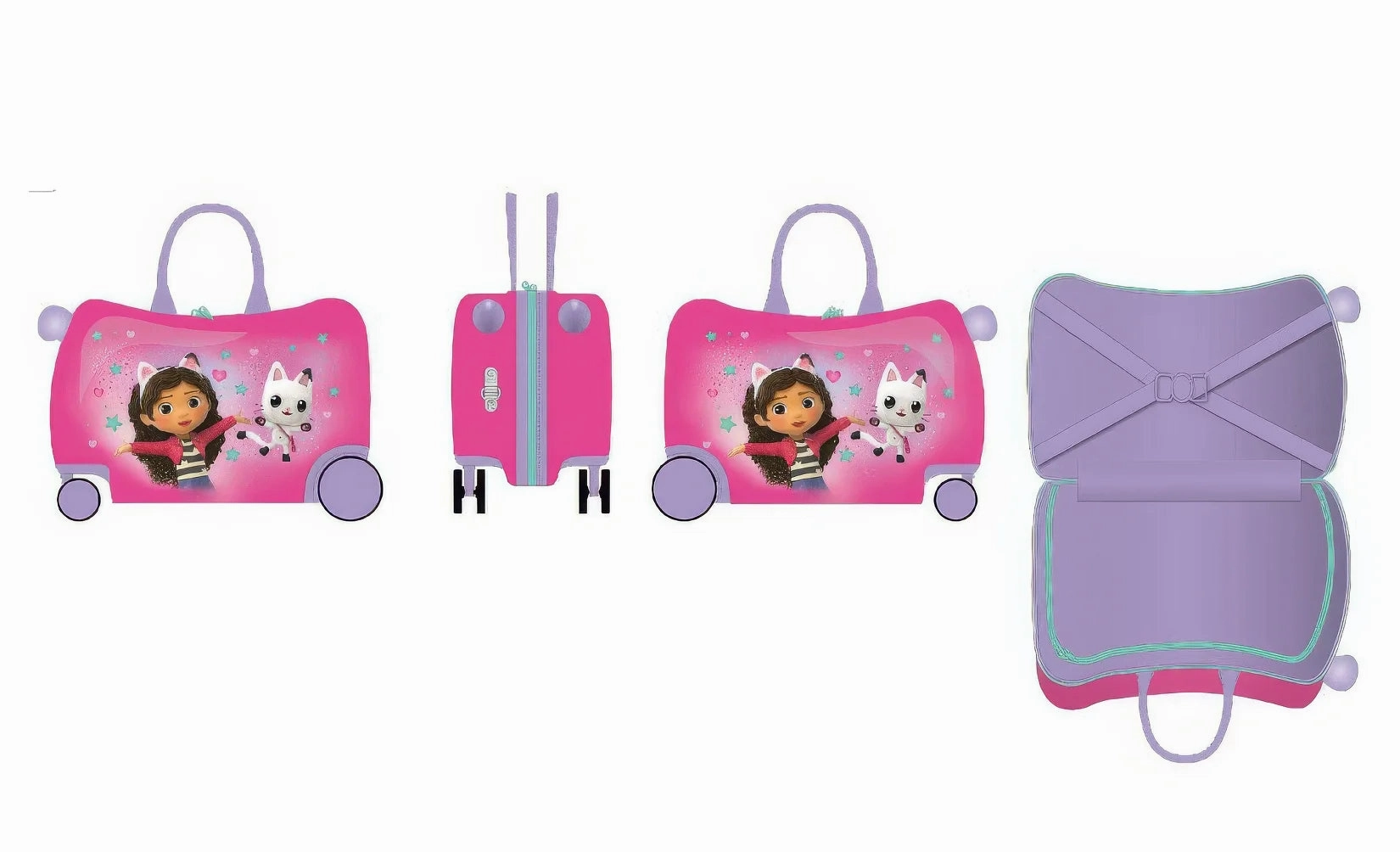 Gabby's Dollhouse Ride-on Suitcase