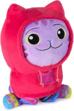 Gabby's Dollhouse, Move & Groove Daniel James DJ Catnip Plush Toy, 10-Inch Tall Stuffed Animal with Moving Arms, Kids Toys for Girls & Boys Ages 3 