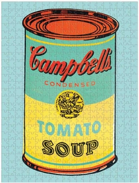 Galison Andy Warhol Soup Can 2-Sided 500 Piece Puzzle, 1 EA