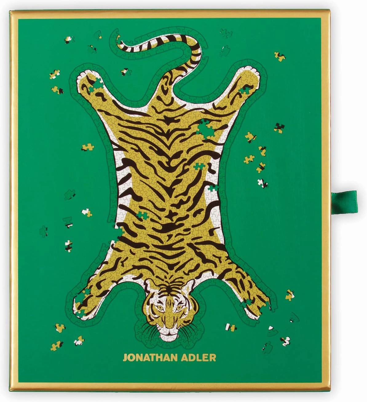 Galison Jonathan Adler Safari Shaped Puzzle, 750 Pieces, 19” x 29.25” – Shaped Jigsaw Puzzle Featuring Iconic Art by Jonathan Adler – Thick, Study Pieces, Challenging Family Activity, Great Gift Idea