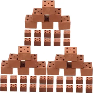 GALPADA 2sets Miniature Bricks Model Decorative Clay Bricks for DIY Micro Landscape Building Compact Design for Imaginative Play and Creativity Development 20pcs*2