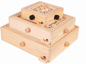 GALPADA Wooden Bead Maze Puzzle Game for Educational Balance Beads for Boys Enhances Problem Solving Logic Skills Safe Wooden Material for Fun Learning