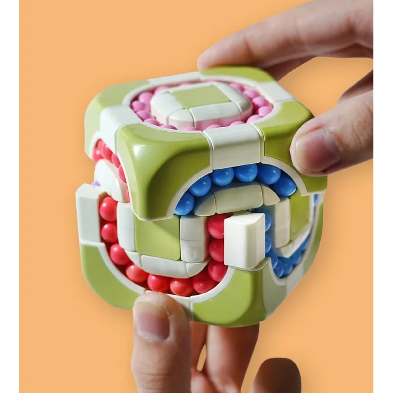 Geometric Block Cube Puzzle (5-10 Years)