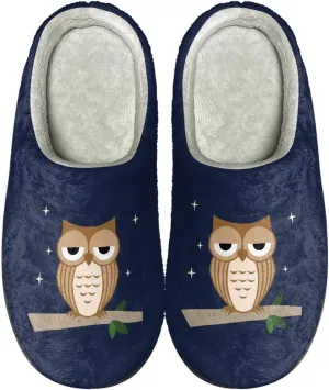 GIFTPUZZ Warm Slippers Couple Family Fall Winter Shoes for Home Hostel Non Slip Soft Sole Women Men Footwear