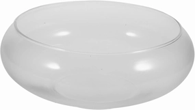 Glass Flower Pot Fish Air Bubble Bowl with Lid Terrarium Hydroponic Plant Vase Cube Heater Fruit Bowl Water Lily Container Wide Shallow Planter Bowl Container House Kit Transparent