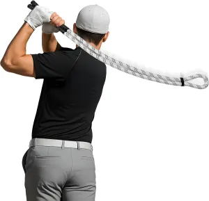 Golf Rope Swing Trainer – Adjustable Golf Training Rope with Carry Bag – Indoor/Outdoor Warm-Up & Swing Rhythm Tool