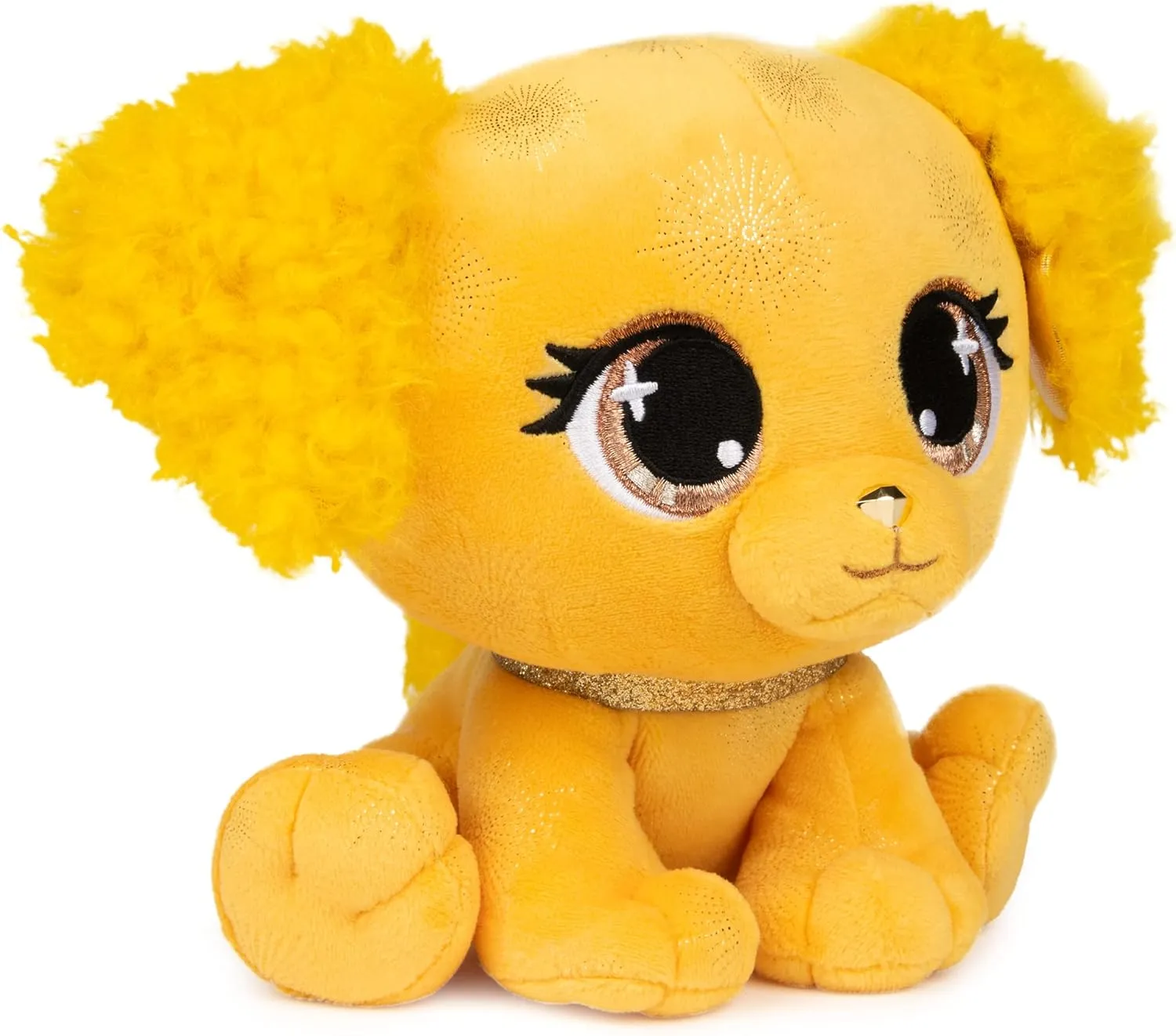 GUND P.Lushes Pets Gem Stars Collection, Samara Sunrise Puppy Stuffed Animal, Yellow/Gold, 6”