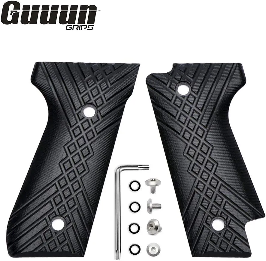 Guuun G10 Grips for Beretta 92S, Crosshatch Texture
