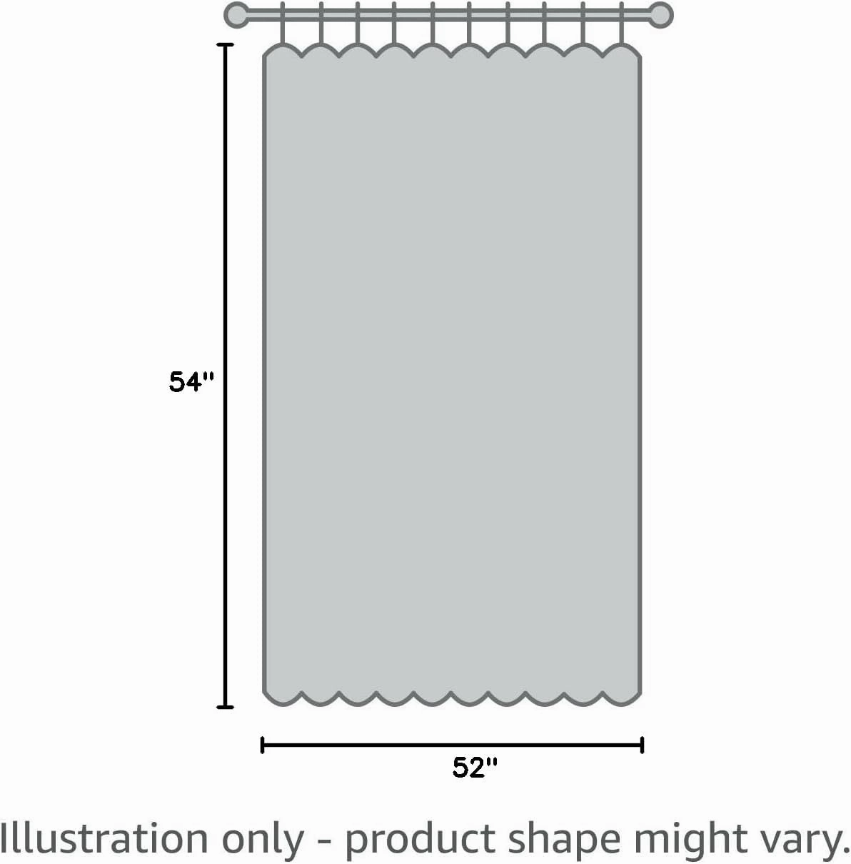H.VERSAILTEX 100% Blackout Curtains for Bedroom Thermal Insulated Blackout Curtains 54 inch Length Heat and Full Light Blocking Curtains for Living Room with Black Liner 2 Panels Set, Dove Gray