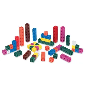 hand2mind Interlocking Snap Cubes, Plastic Cubes for Early Math, Connecting Cubes for Kids Learning, Math Manipulatives, Counting Cubes for Kids Math, Preschool Classroom Supplies (Set of 500)