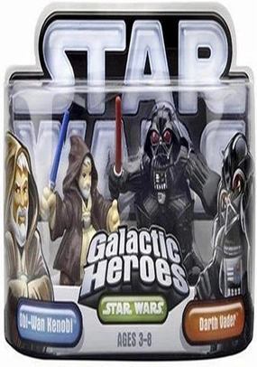 Hasbro 85211 Star Wars Galactic Heroes Mini-Figure 2 Pack - Obi-Wan Kenobi & Darth Vader