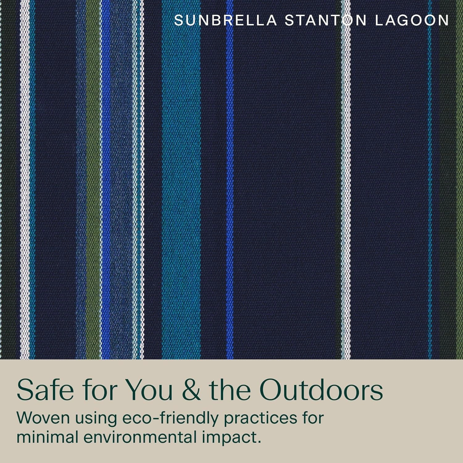 Honeycomb Outdoor Cushion Set 20" x 20", Sunbrella Stanton Lagoon Dining Patio Cushions