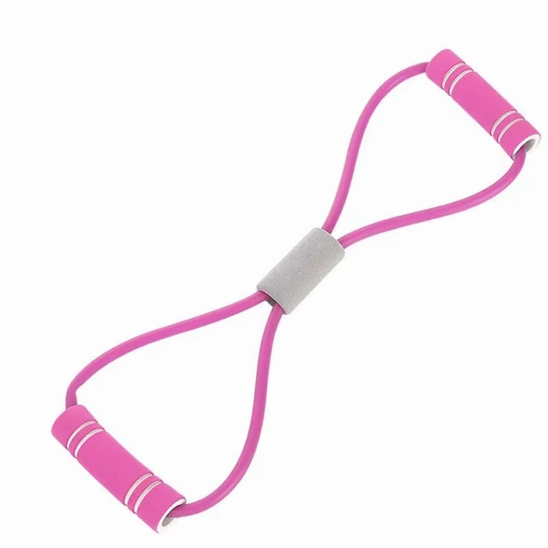 Hot Yoga Fitness Resistance Chest Expander Rope - Elastic Bands for Sports Exercise