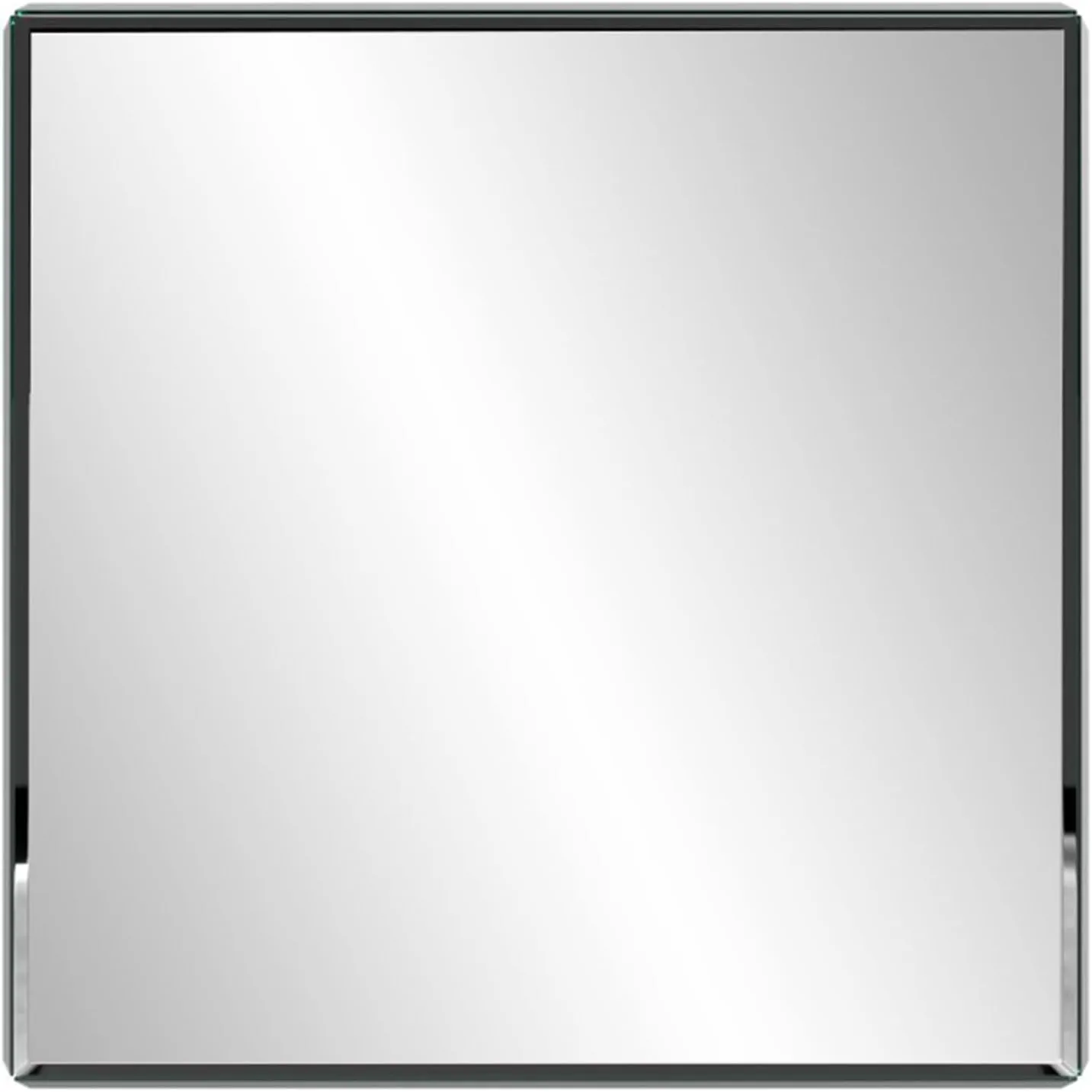 Howard Elliott Mirrored Puzzle Cube Pedestal Accent Table, Beautiful Modern Design Home Decoration Corner Table, Short, 10 x 10 x 10 Inch
