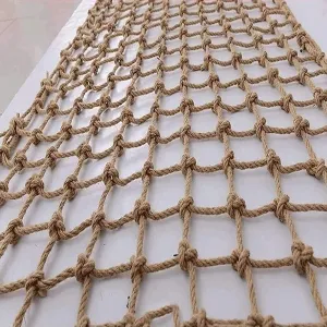 HXRW Rope Net Climbing Net for Kids Outdoor Rope Net Wear-Resistant Cargo Safety Netting Truck Trailer Net Playground Sets for Backyards (Size : 1 * 1m(3.3 * 3.3ft))