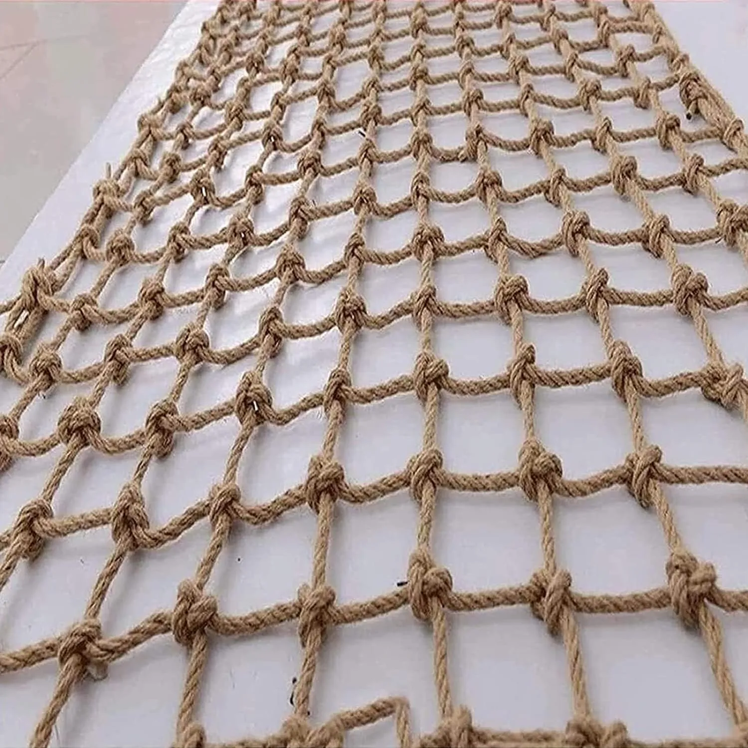 HXRW Rope Net Climbing Net for Kids Outdoor Rope Net Wear-Resistant Cargo Safety Netting Truck Trailer Net Playground Sets for Backyards (Size : 1 * 1m(3.3 * 3.3ft))