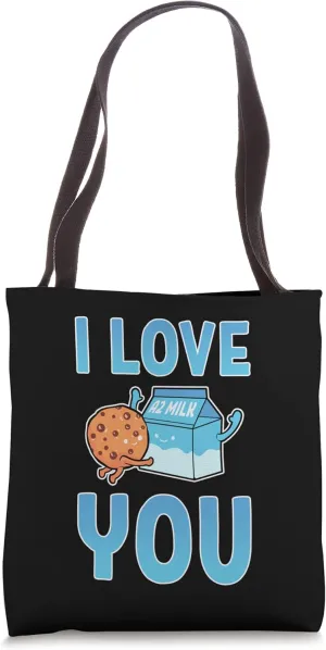 I Love You A2 Milk Anime Figurine Kawaii Food Chibi Tote Bag