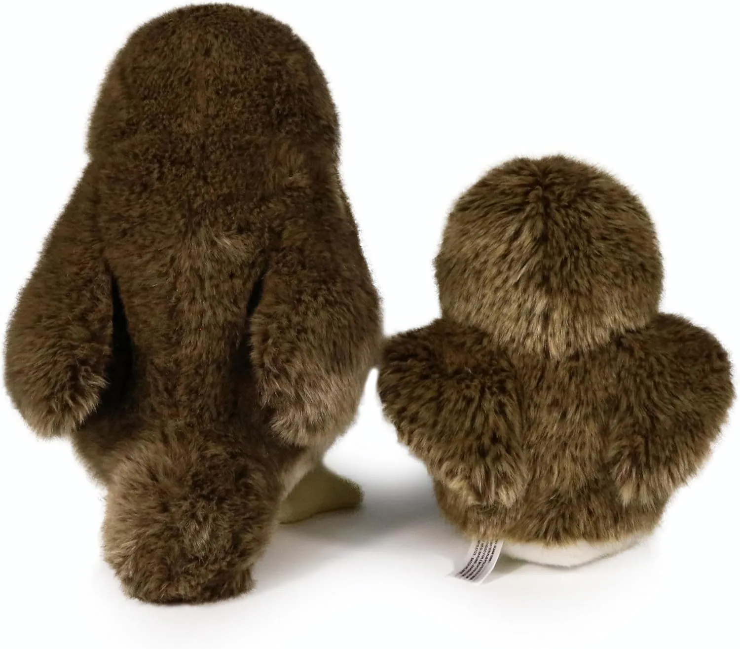 Ice King Bear Mom and Baby Stuffed Animals Set Zoo Wild Animals (Owl)