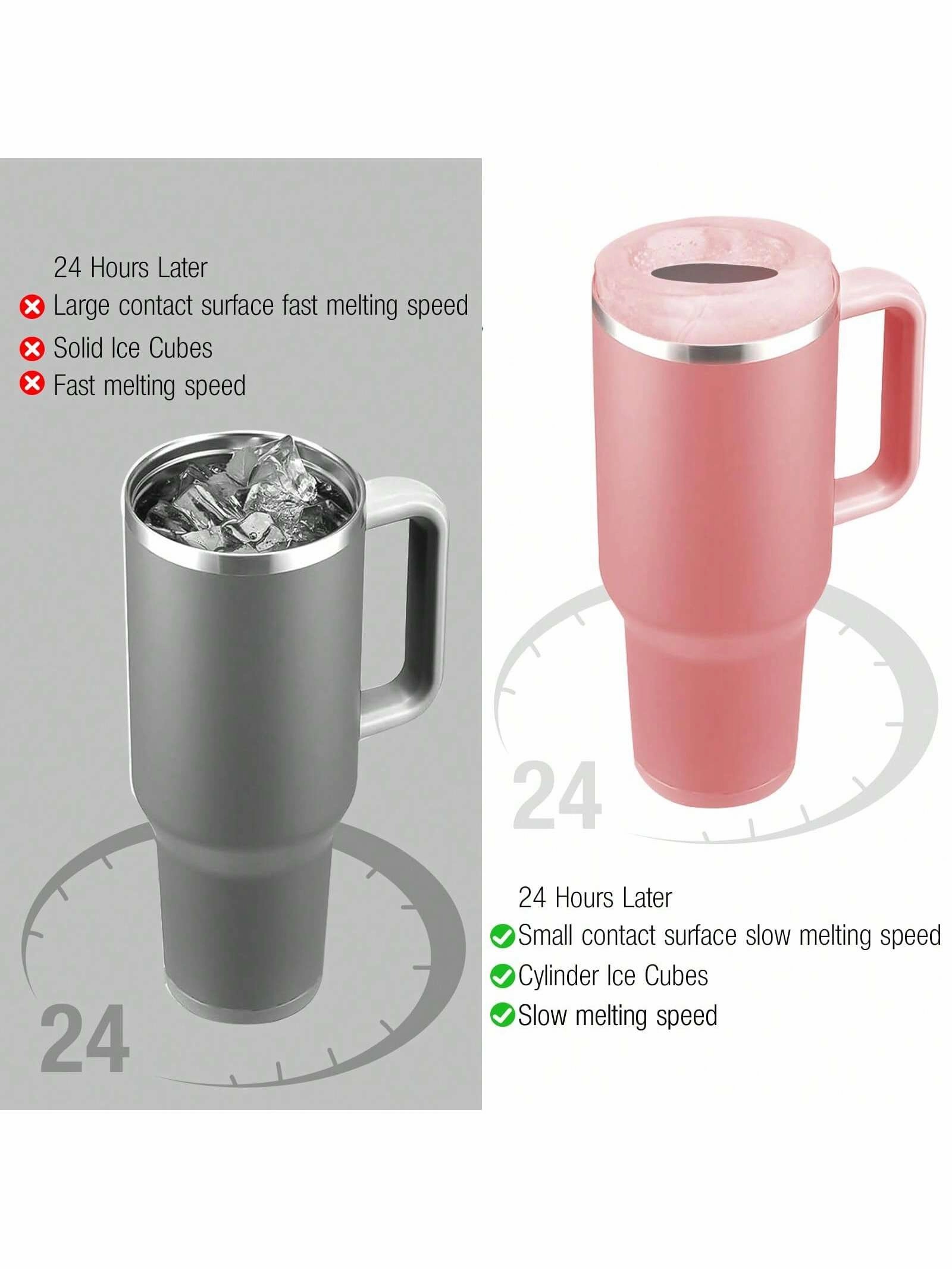 Ice Cube Tray For  Cup Silicone Ice Cube Maker With Lid