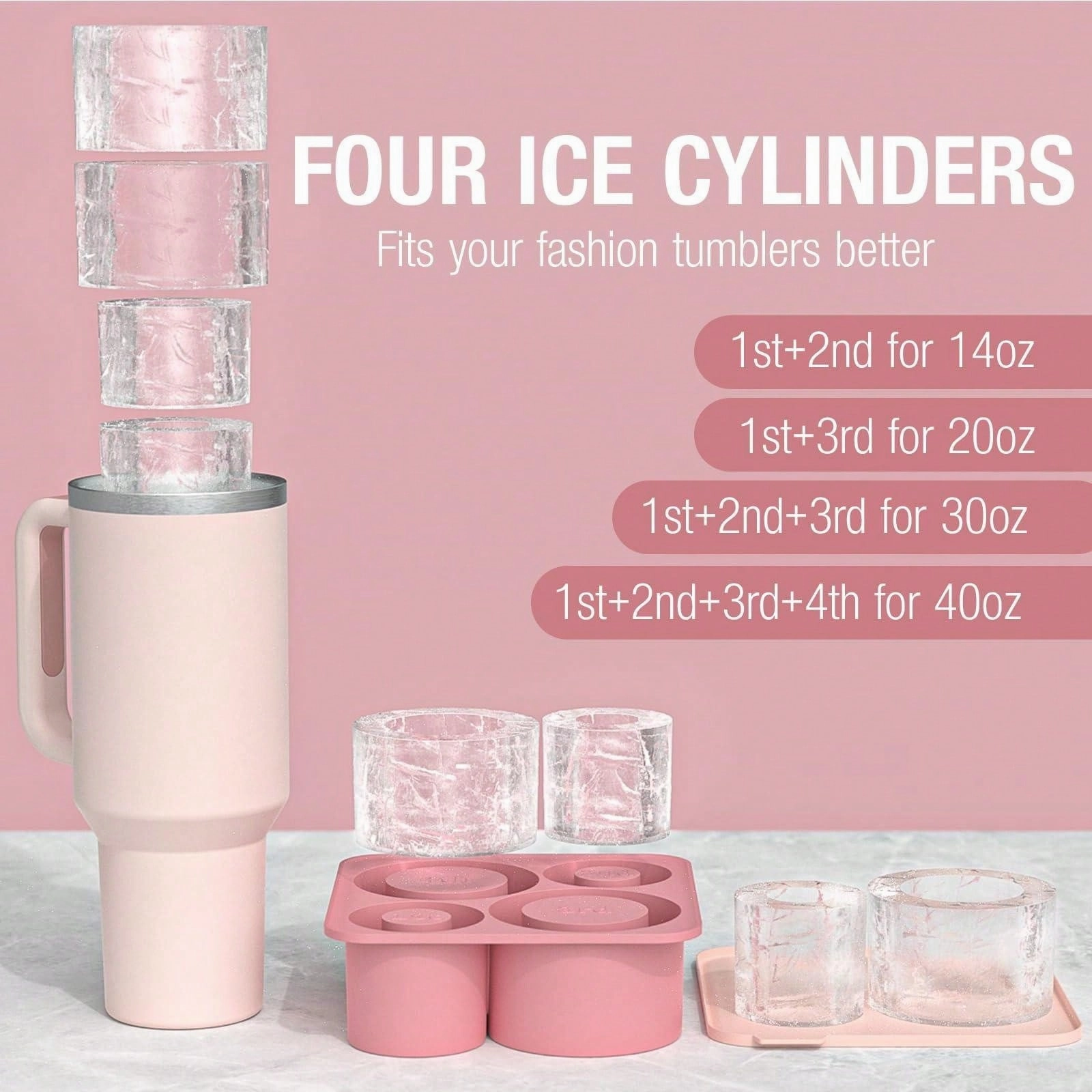 Ice Cube Tray For  Cup Silicone Ice Cube Maker With Lid