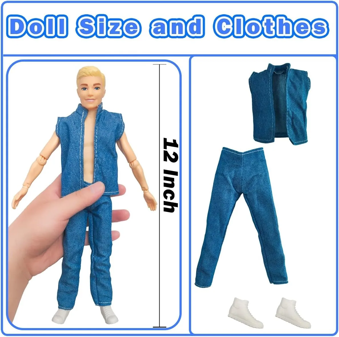 Interactive Family Toy Fun Action Figures Set, Imaginative Educational Family Doll Play, for Kids 3 (Editions B)