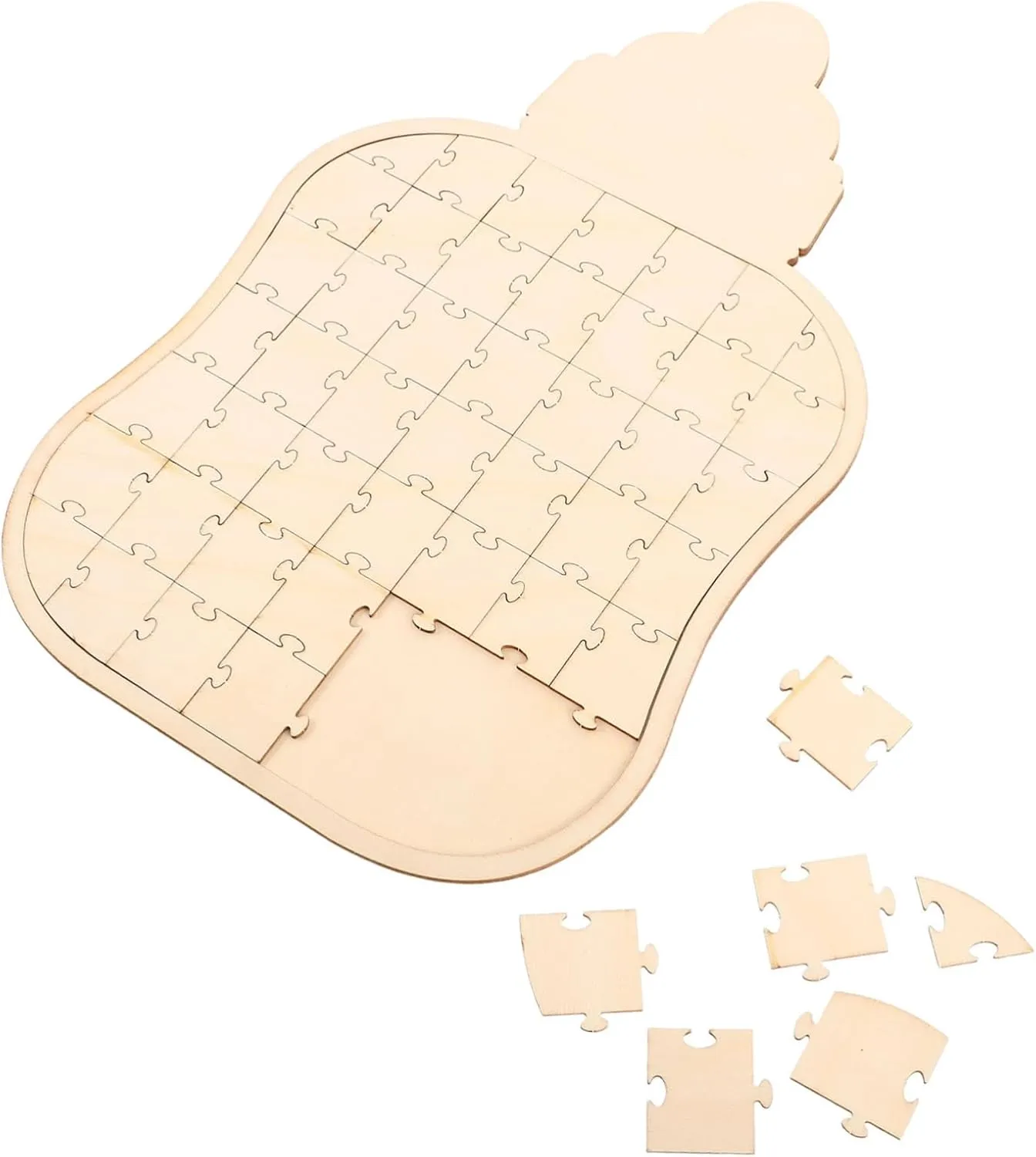 Interactive Wooden Bottle Puzzle Boys and Girls Early Education Toys DIY Paint Puzzles Creative Learning