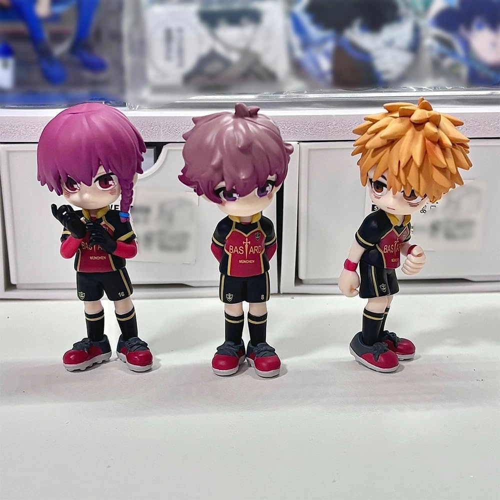 Isagi Yoichi Figures 6PCS, Seishiro Nagi/Chigiri Hyoma/Bachira Meguru Anime Figure Anime Action Figurine