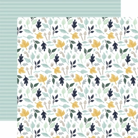 It's A Boy Collection Mushroom Forest 12 x 12 Double-Sided Scrapbook Paper by Echo Park Paper