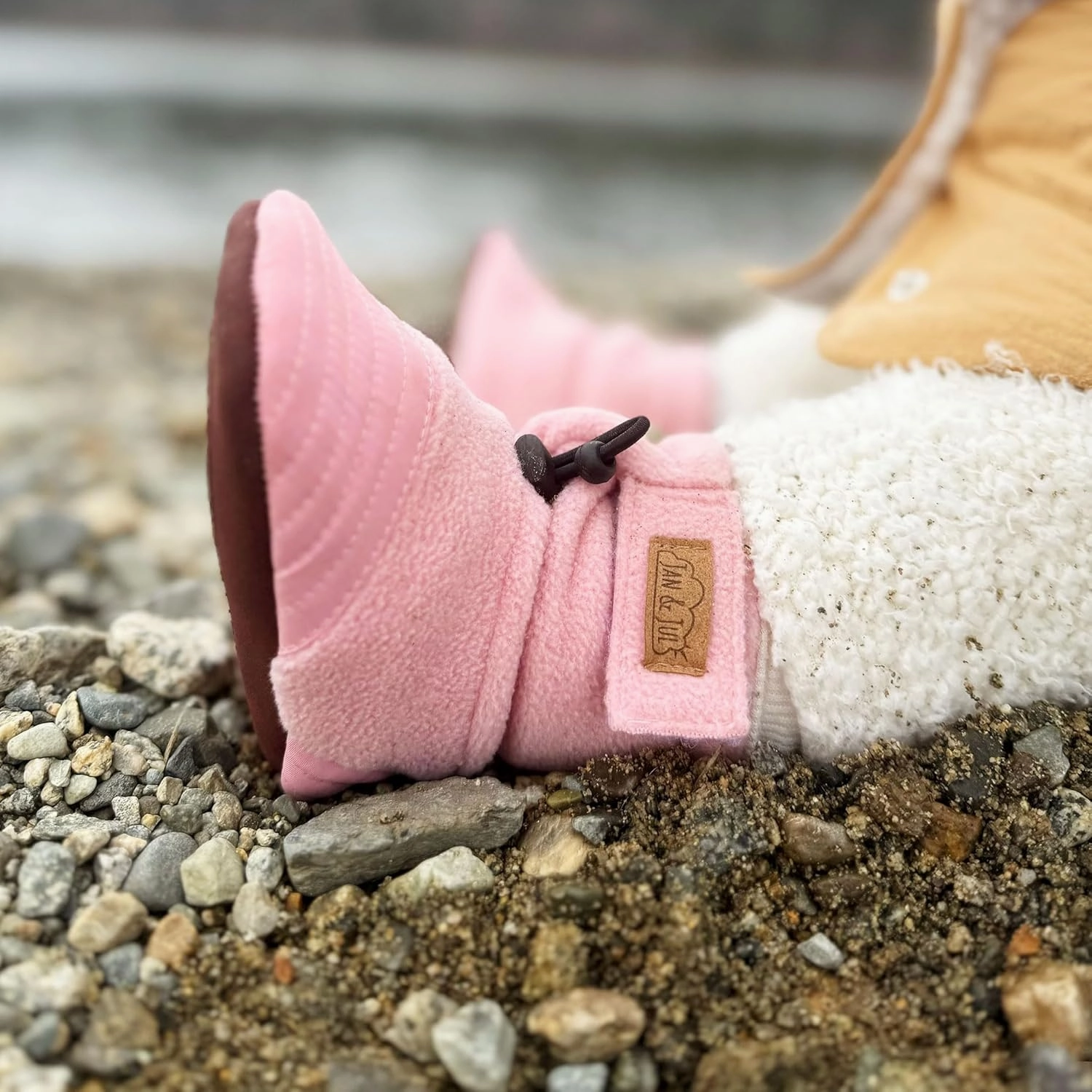 JAN & JUL Fleece Cozy Booties for Babies and Toddlers