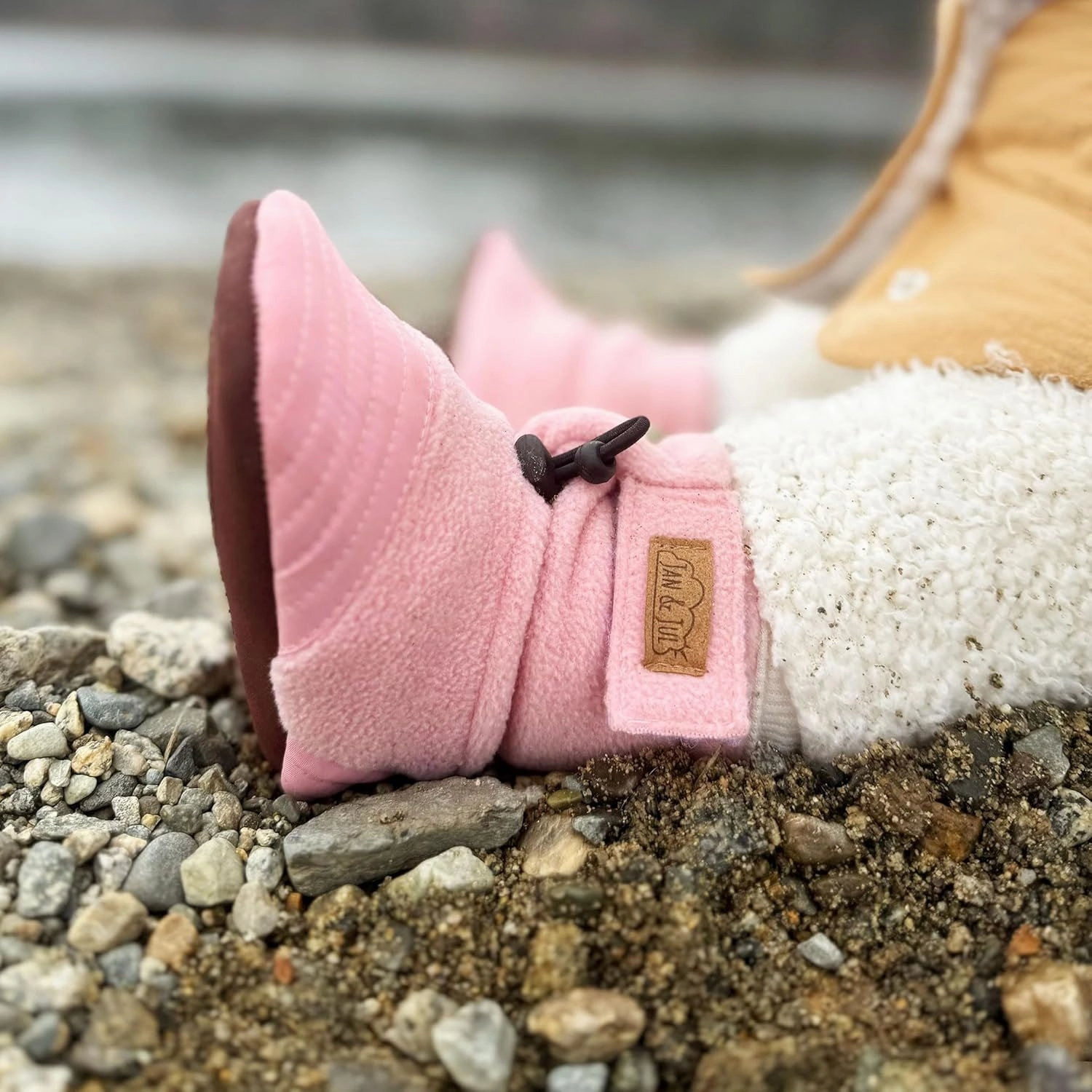 JAN & JUL Fleece Cozy Booties for Babies and Toddlers
